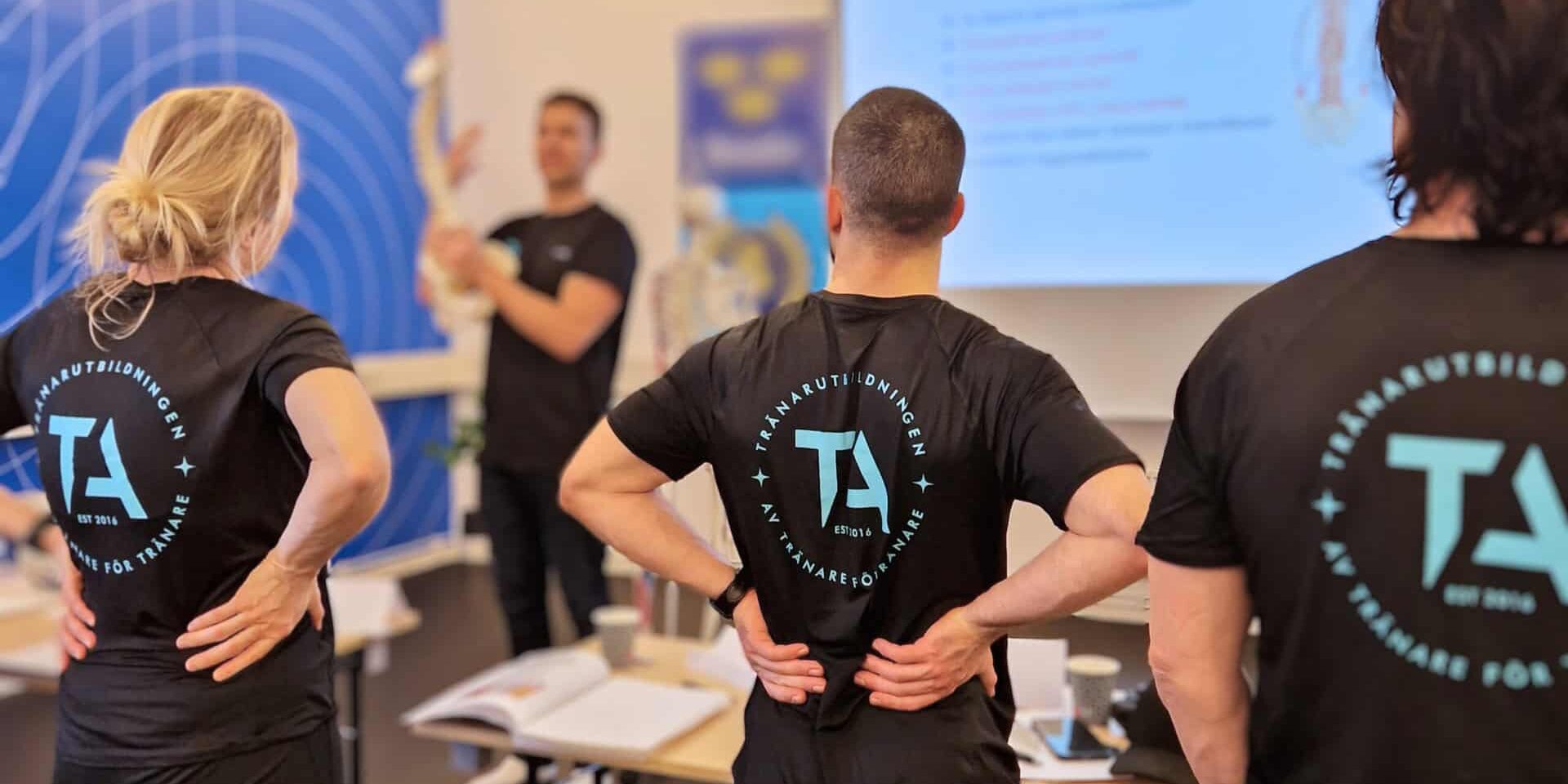 PT-studenter anatomi undervisning